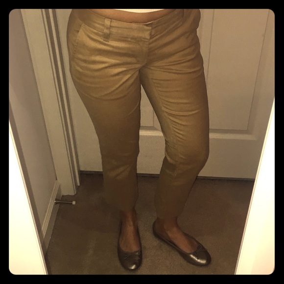 gap pull on crop trousers